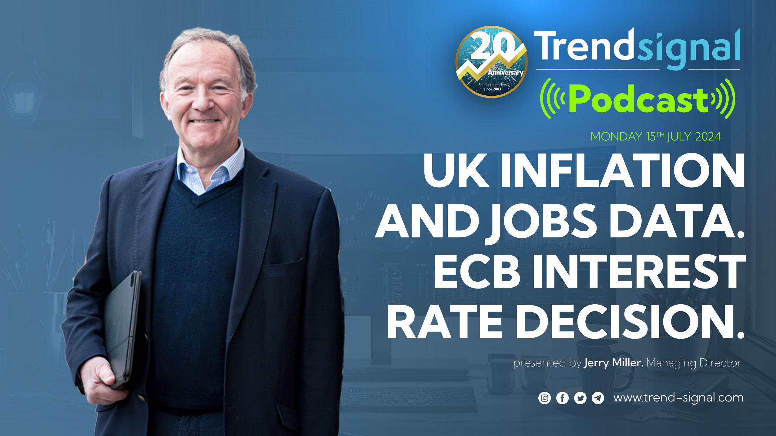 Podcast: UK inflation and jobs data. ECB interest rate decision. 